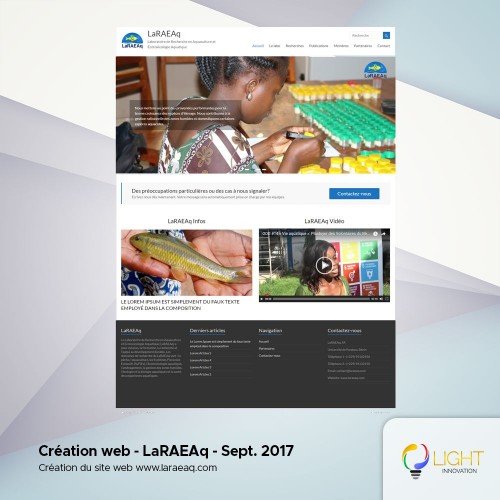 Création de site web