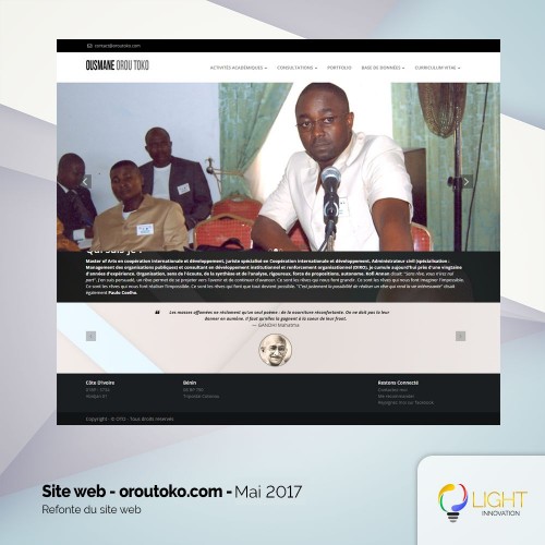 Refonte de site web