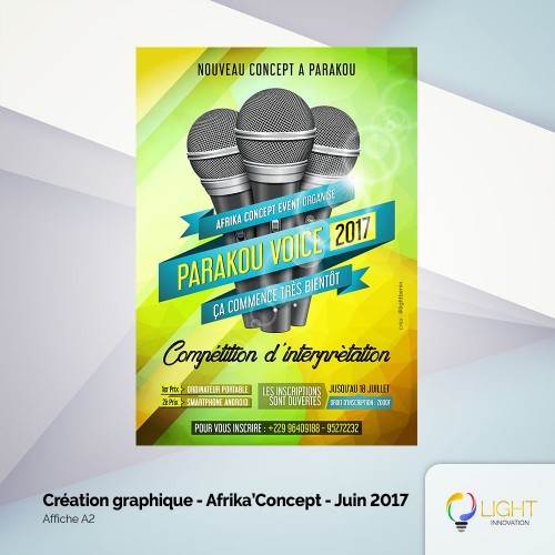 Conception d'affiche A2
