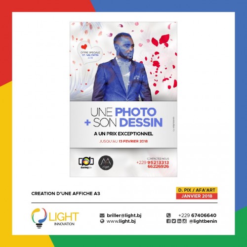Création d'affiche A3