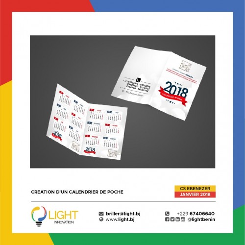 Création de calendrier de poche
