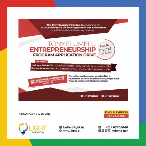 Création d'un flyer