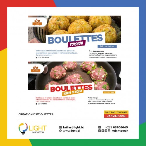 Création d'étiquette