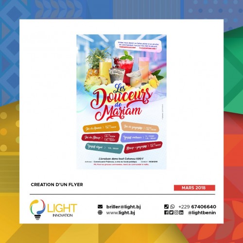 Création d'un flyer