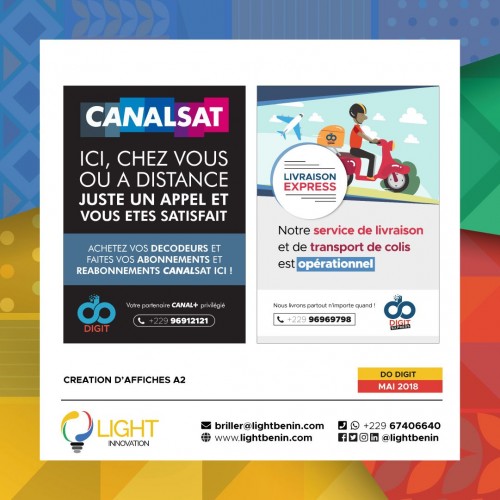 Création d'affiche A2
