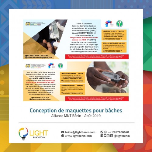 Conception de marquette pour affiche
