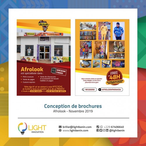 Conception de brochure