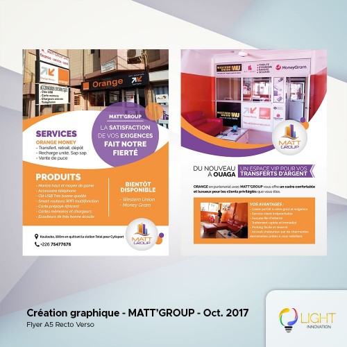 Conception flyer A5 recto verso