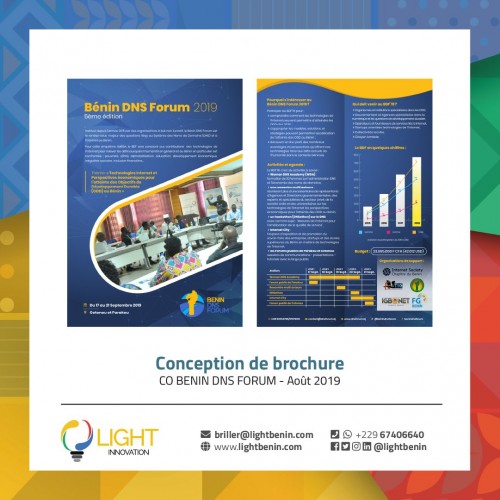Conception de brochure