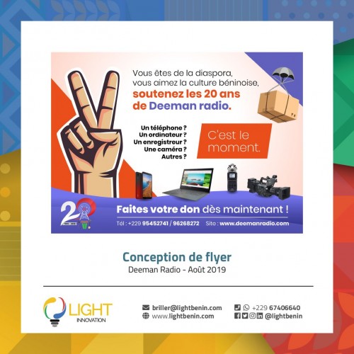 Conception de flyer