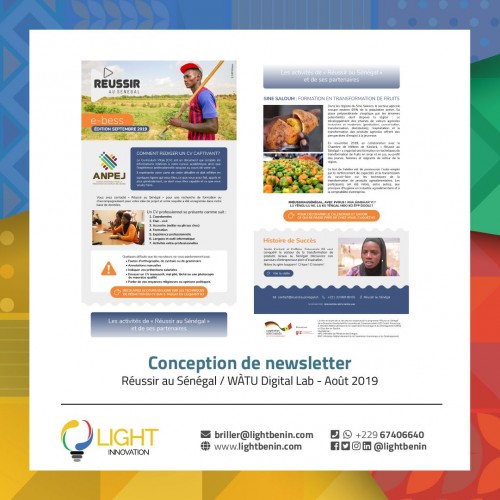 Conception de newsletter