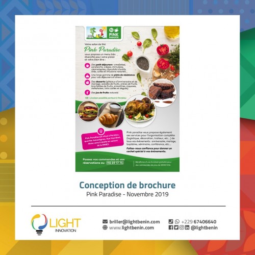 Conception de brochure