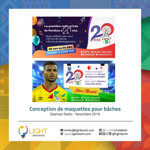 Conception de maquettes pour bâches
