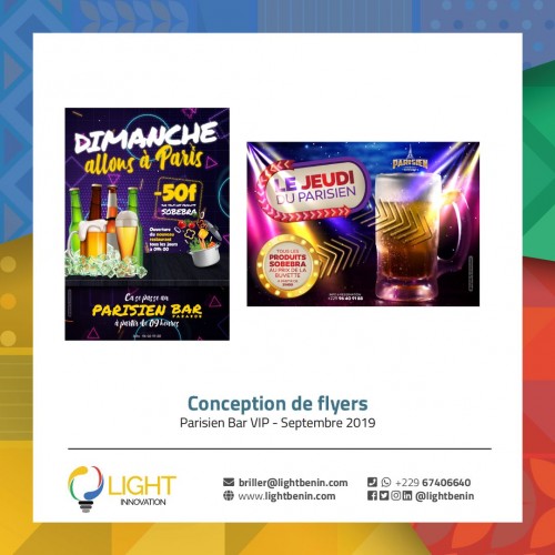 Conception de flyers