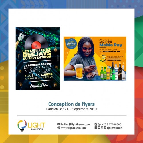 Conception de flyers