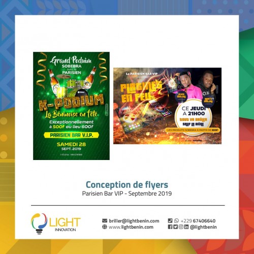 Conception de flyers