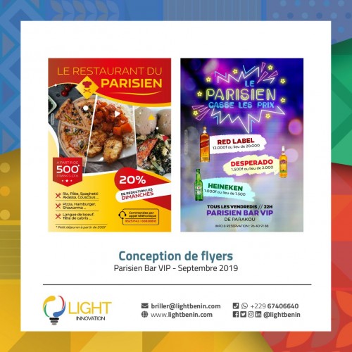 Conception de flyers