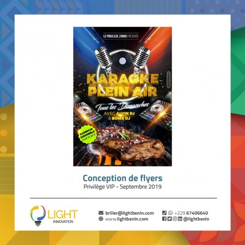 Conception de flyers