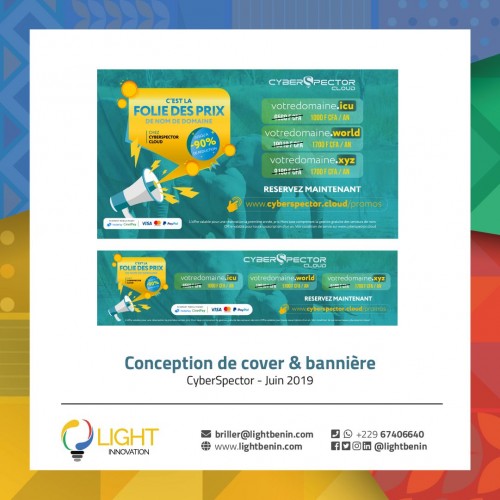 Conception de cover et banniere