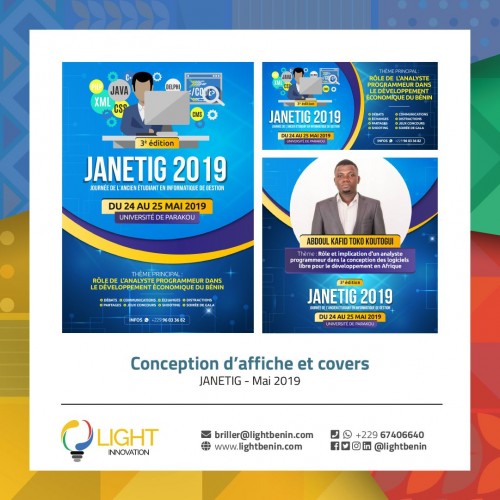 Conception d'affiche et covers