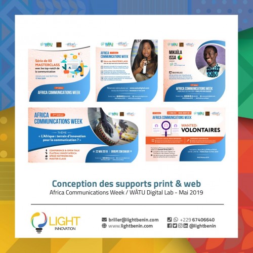 Conception de support et print