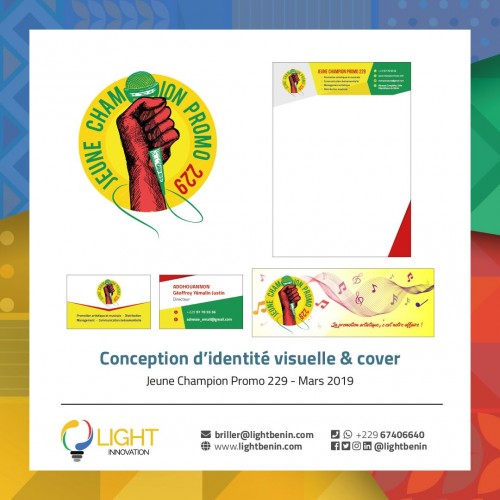 Conception d'une identité visuelle et cover