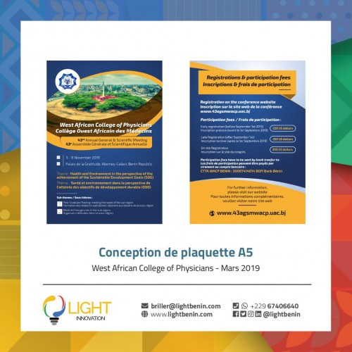 Conception de plaquette A5