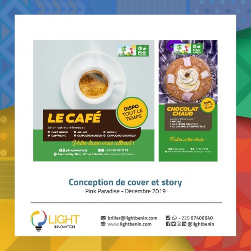 Conception de cover et story