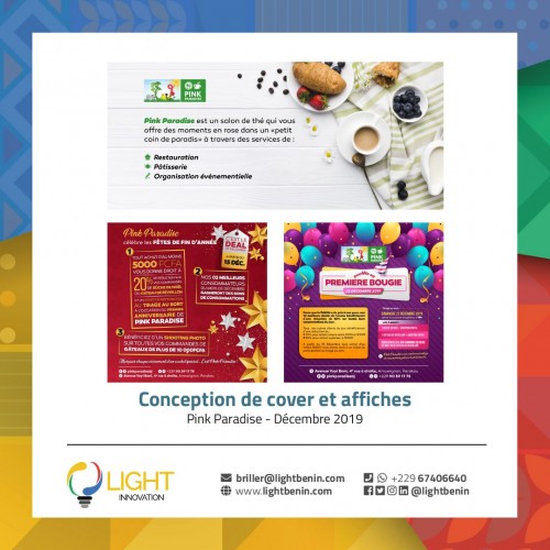 Conception d'affiche et de cover