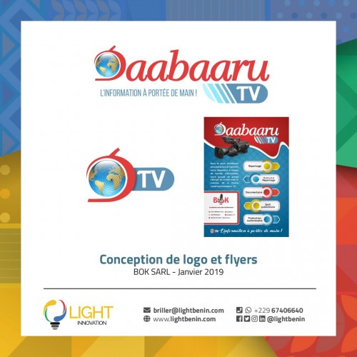 Conception de logo et de flyer
