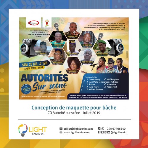 Conception de marquette pour bâche