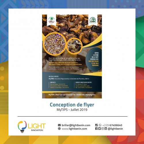 Conception de flyer