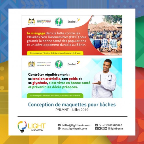 Conception de marquette pour bâche