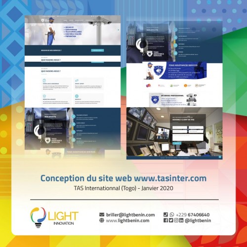 Conception du site web