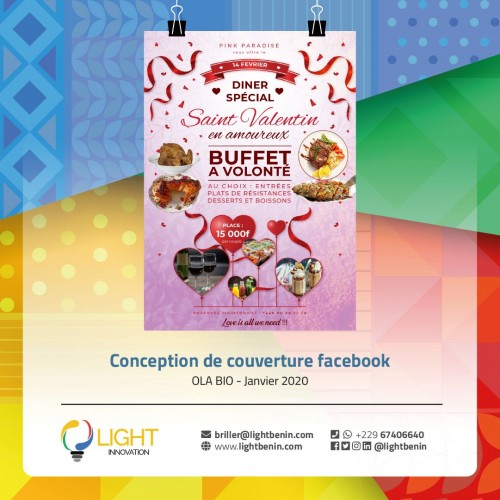Conception de couverture Facebook