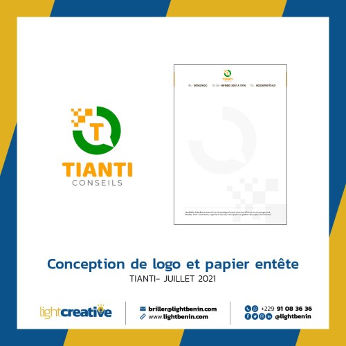 Conception de logo et de papier entête